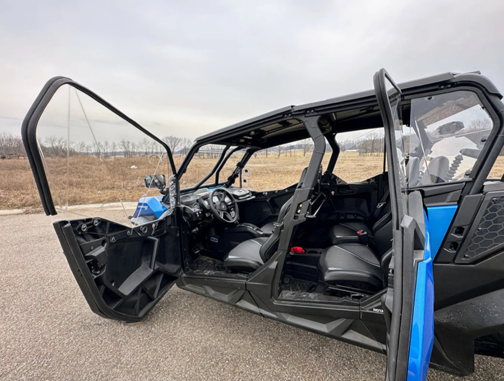 Can Am Commander 700 MAX Hard Upper Doors Windows Kit Scratch Resistant 2021+
