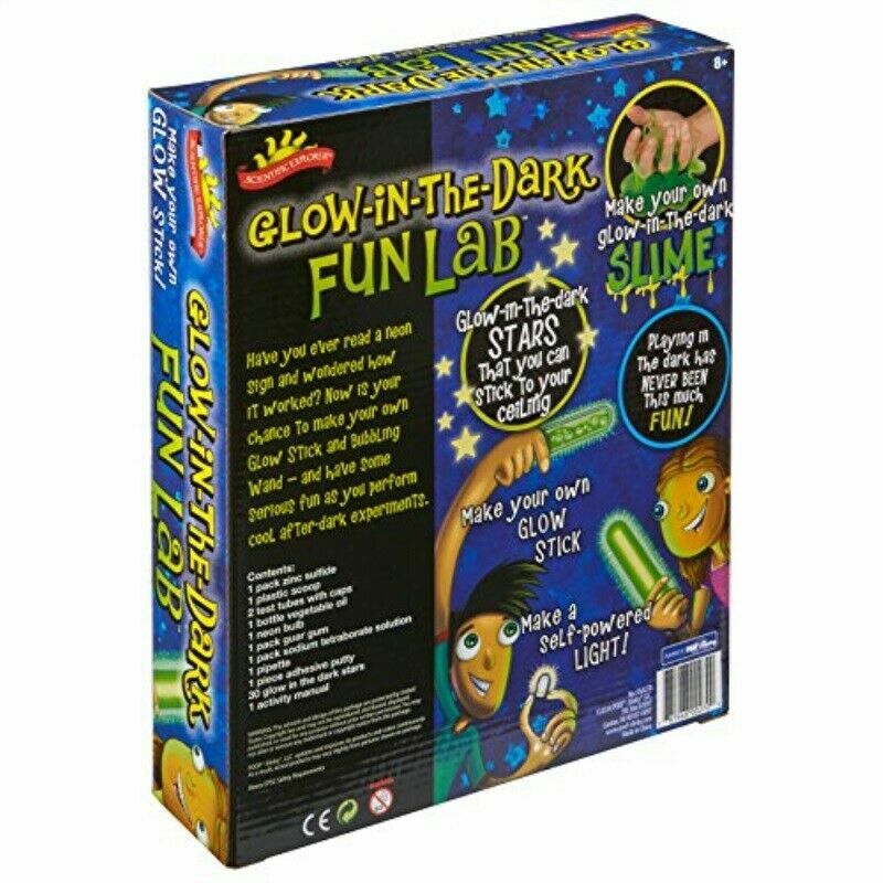Scientific Explorer Glow in The Dark Fun Lab - Learning & Education Make SLIME