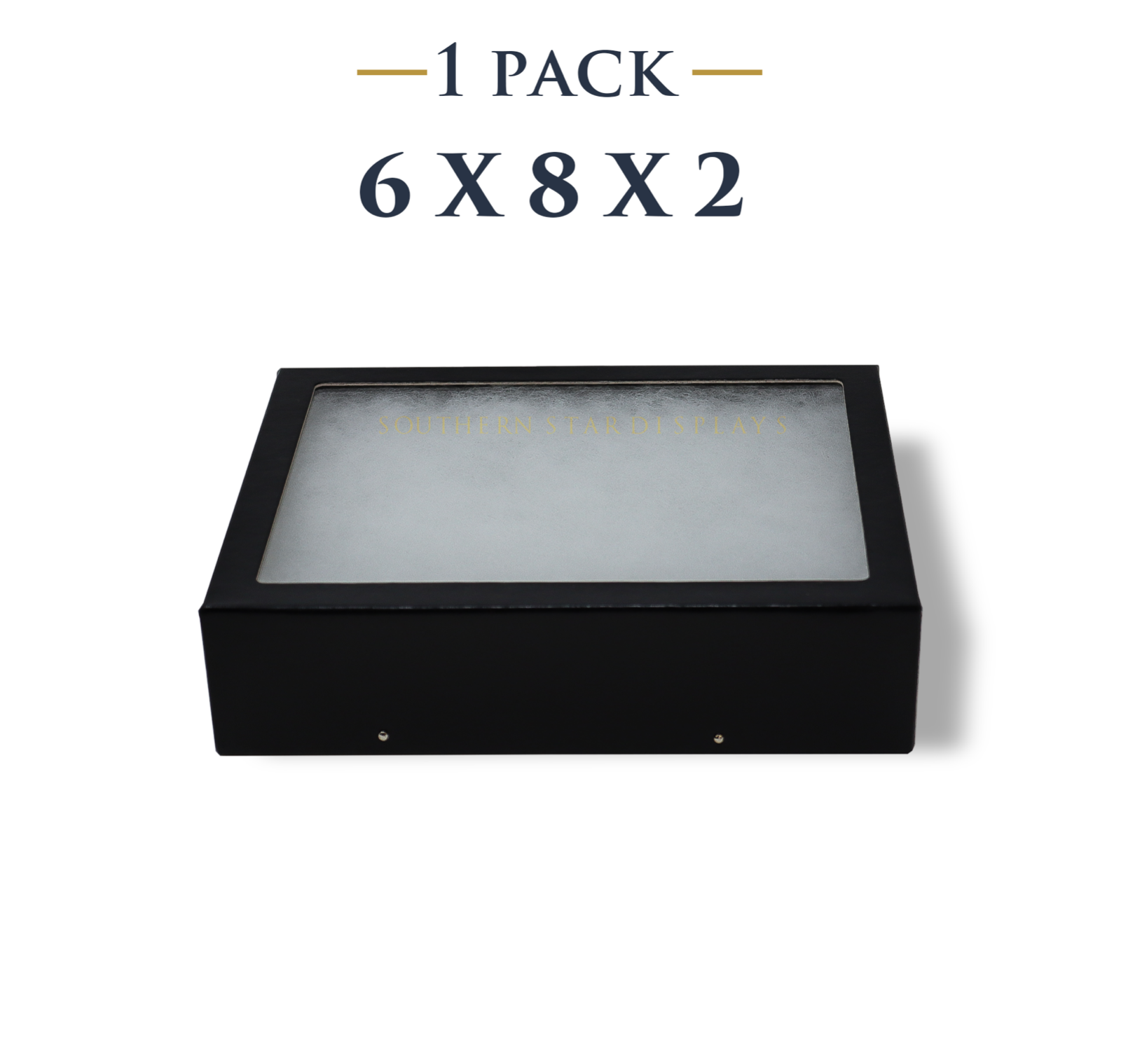 6 x 8 x 2 Riker Display Case Box for Collectibles Jewelry Arrowheads Fossil