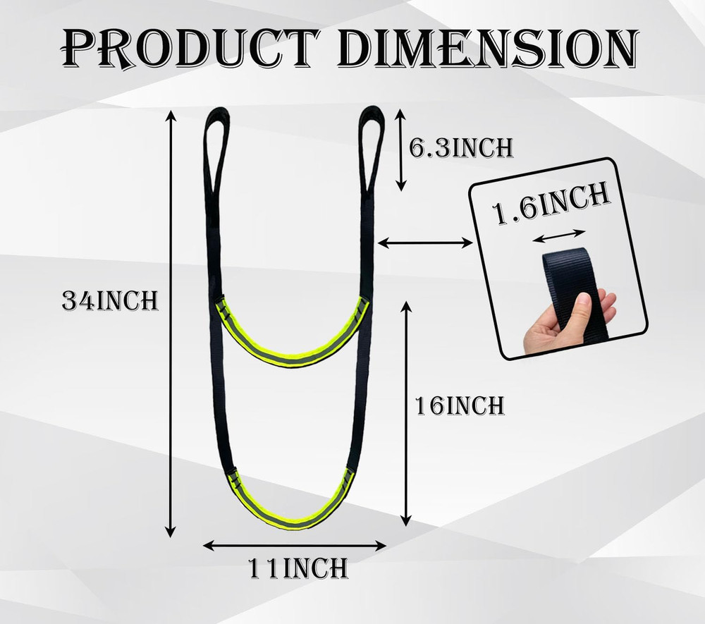2-Step Climbing Stick Aider, Tree Stand Steps,With Reflective Layer We