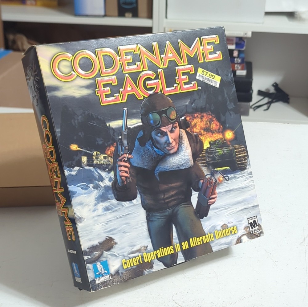 TalonSoft Codename Eagle PC Big Box 3D Action CD Windows 95/98 w/ Player's Guide