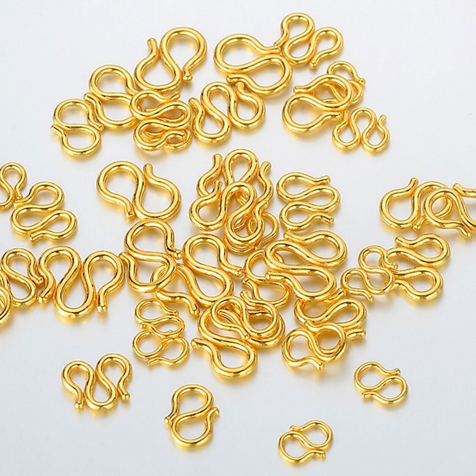 Pure 24K Yellow Gold M / S Clasp - Jewelry Findings - For Bracelet or Necklace