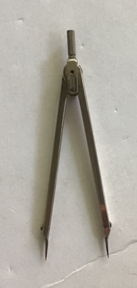 Vintage Schoenner 6" Compass Drafting Engineering Tool Made in Germany DRP