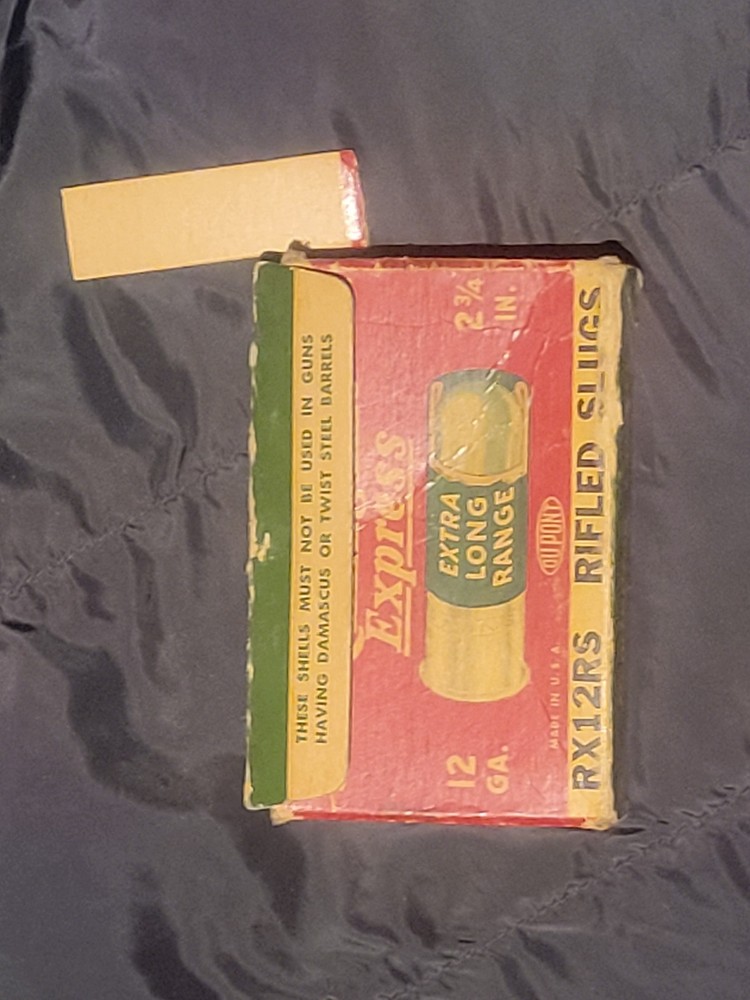 Remington Express 12 GA Shotgun Shell Box, Empty
