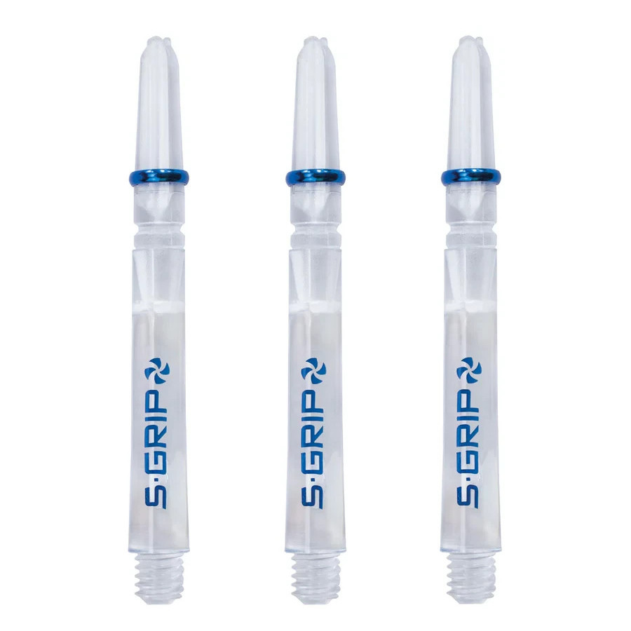 HARROWS SUPERGRIP SPIN DART SHAFTS CLEAR MEDIUM