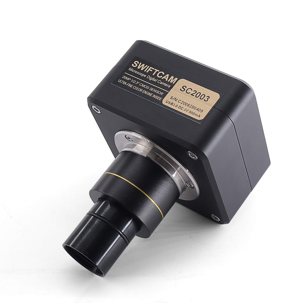 SWIFT Compound trinocular Microscope, 40X-2500X Mechanical Stage Microscope f...