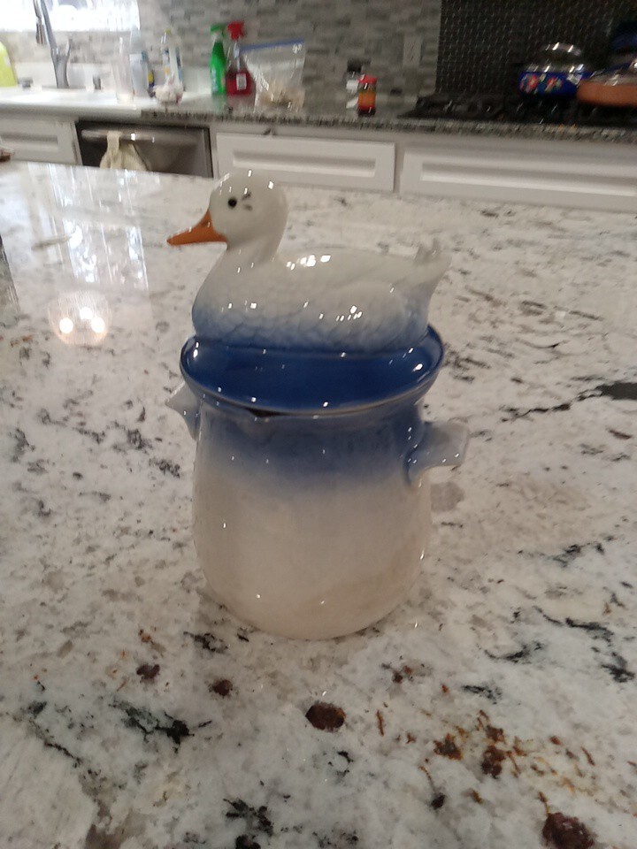 Vintage Duck Grease Strainer