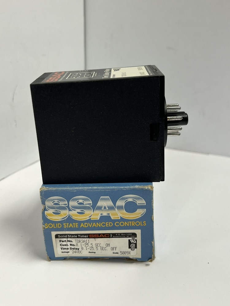 NEW SSAC TDR3A11 TIME DELAY RELAY