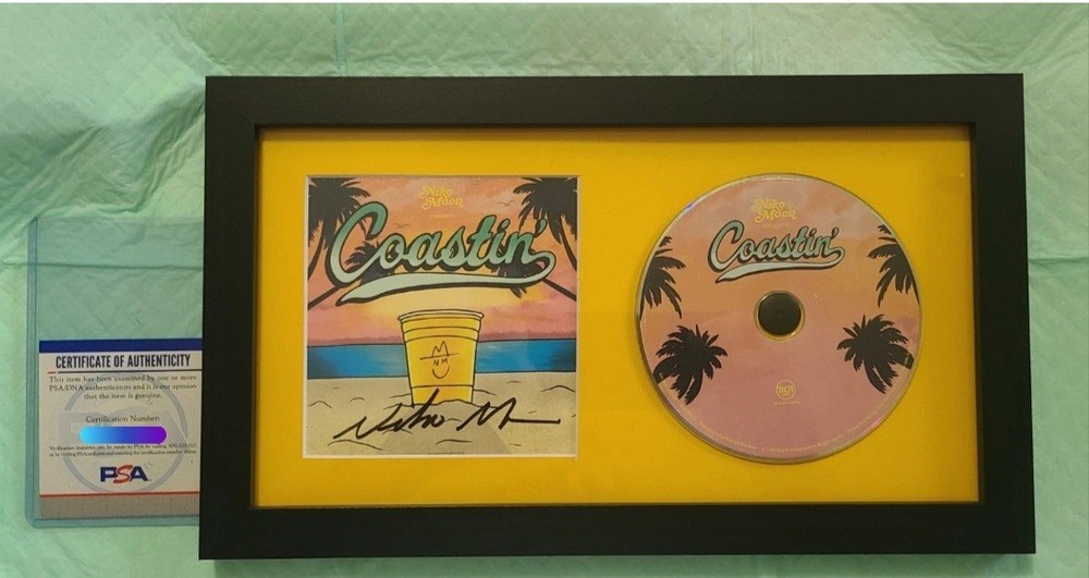 Niko Moon " COASTIN' " Signed Autographed  CD Pro Framed PSA AUTHENTICATION