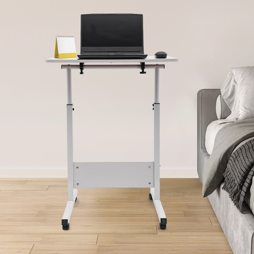 Adjustable Height Standing Desk, Portable Laptop Desk, Rolling Computer StandUS