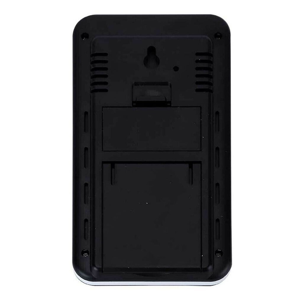 Digital Thermometer Clock Temperature Indoor/Outdoor Wireless Transmitter Meter