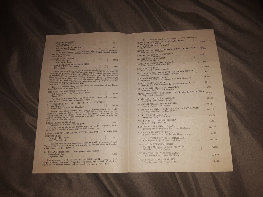Esquire Records Supplement #26