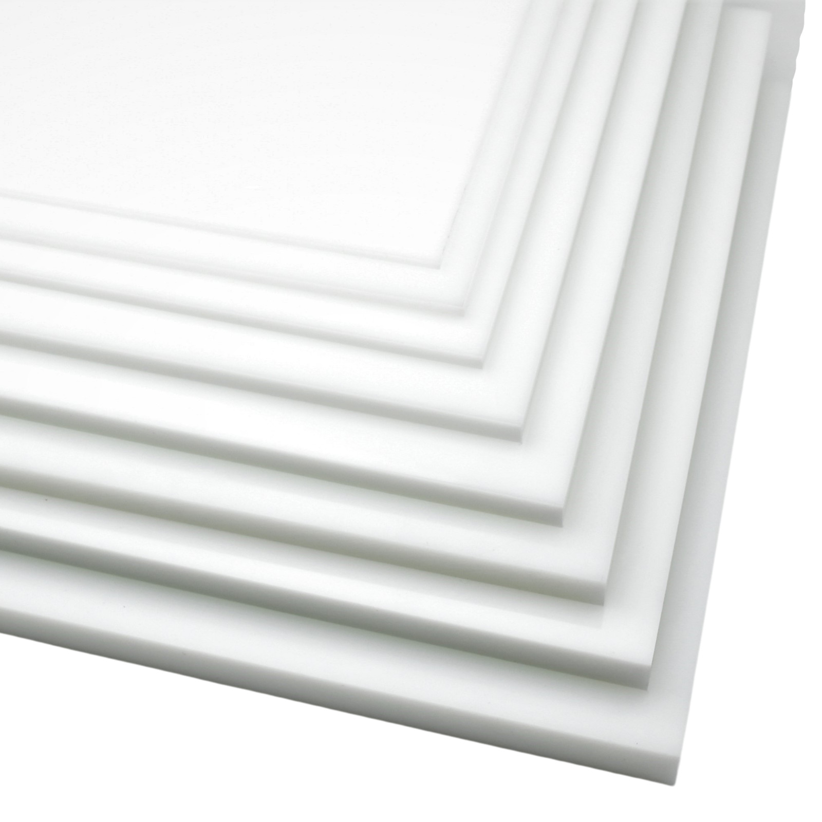 Simona Natural HDPE Plastic Sheet, Choose Size and Thickness ; 1/8 - 1.5 inch