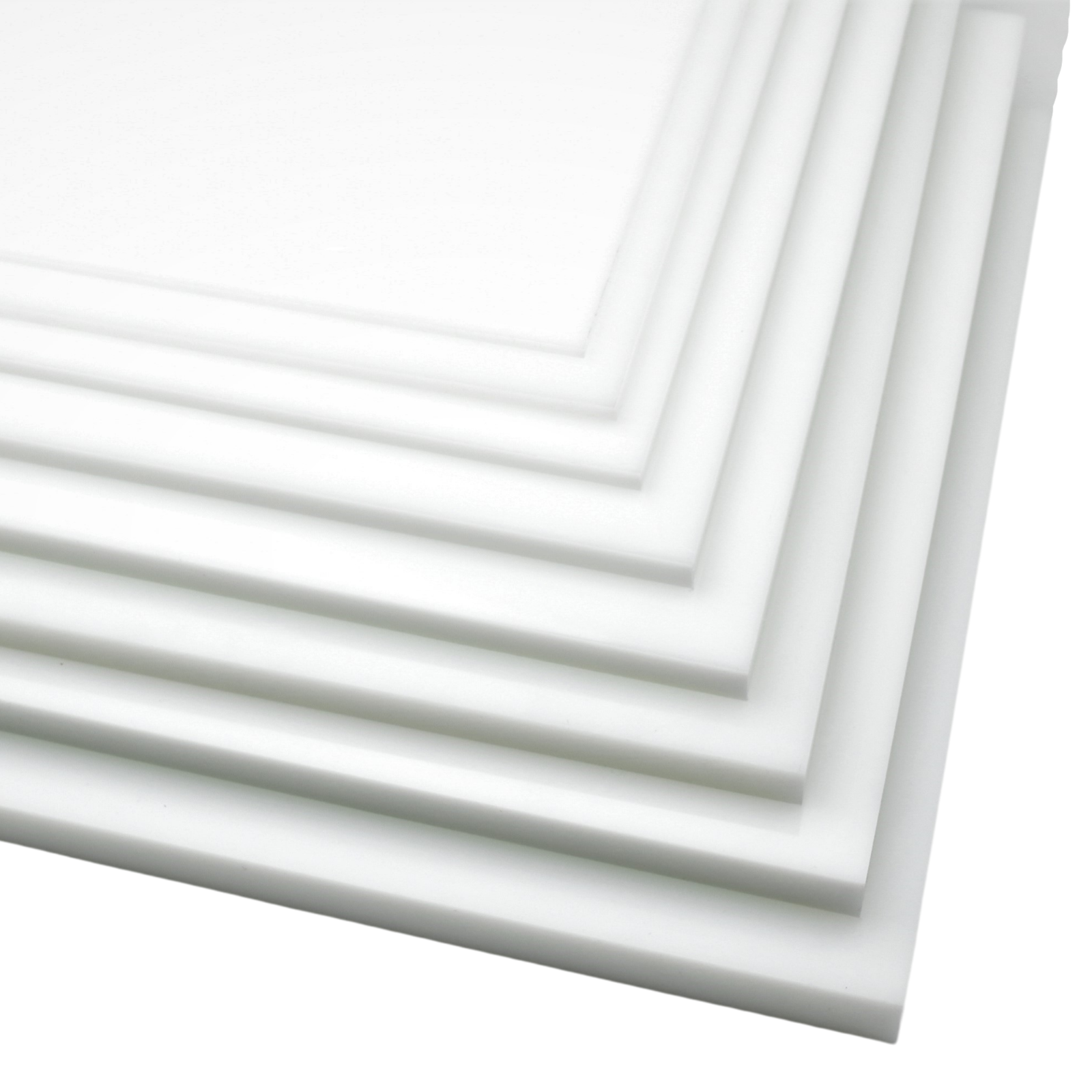 Simona Natural HDPE Plastic Sheet, Choose Size and Thickness ; 1/8 - 1.5 inch