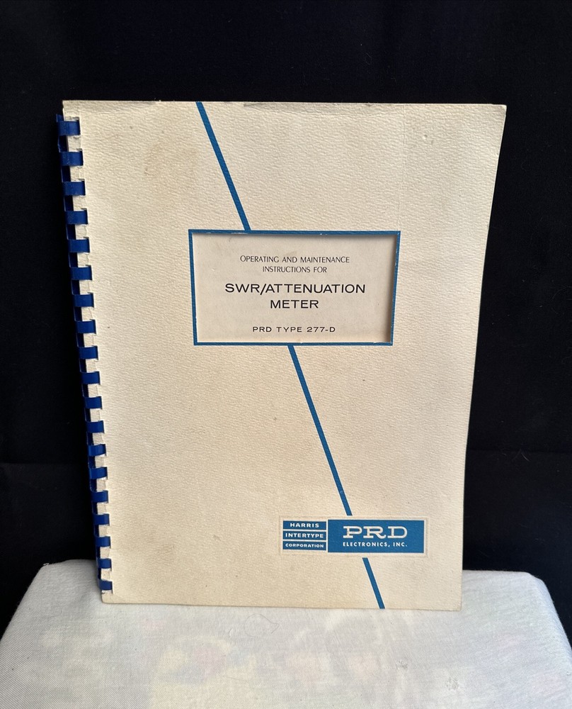 PRD Instrument 232 Low Frequency Slotted Section Carriages277D Attenuation Meter