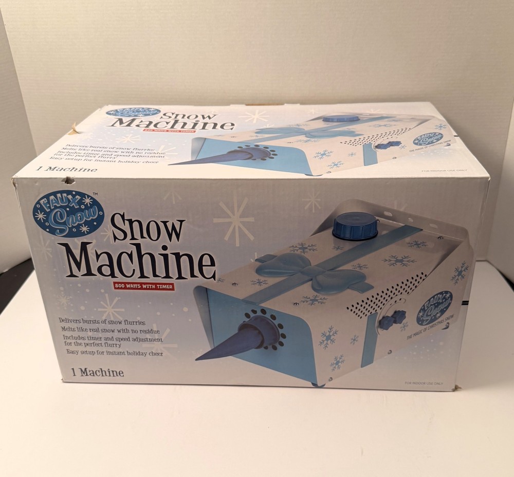 Gemmy Faux Snow Machine