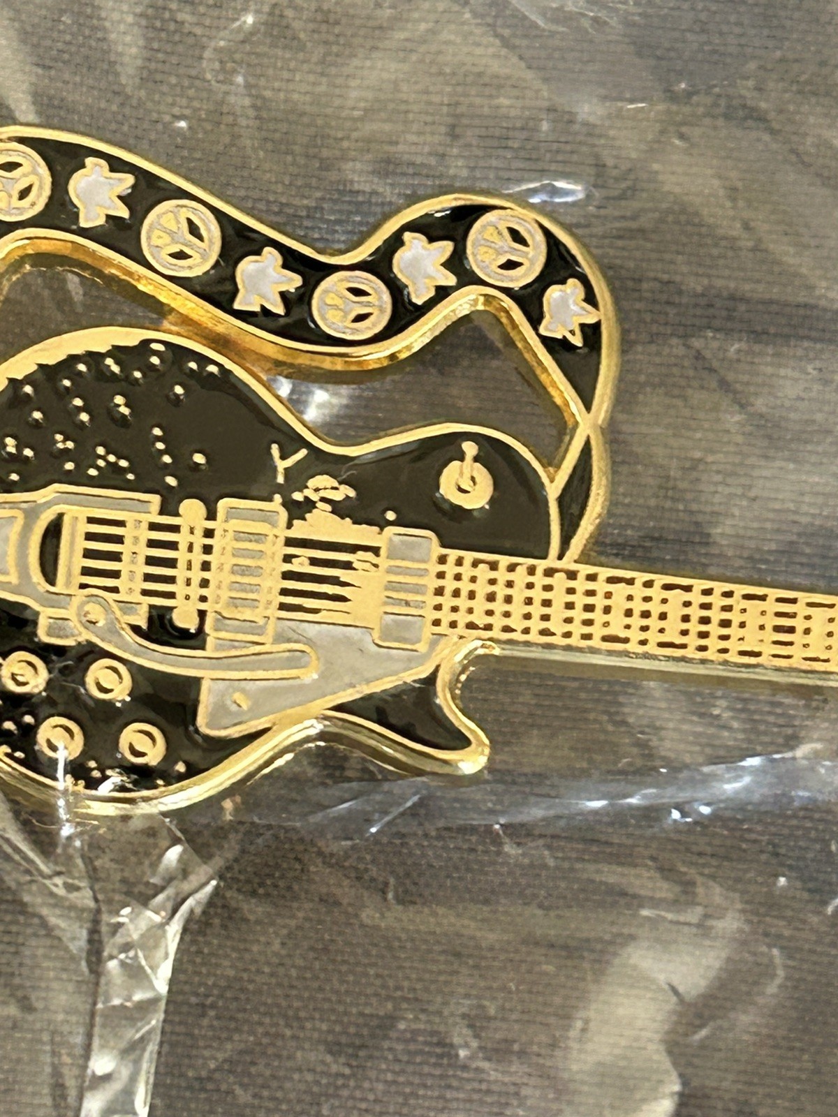 OFFICIAL Neil Young Old Black Guitar Lapel Pin