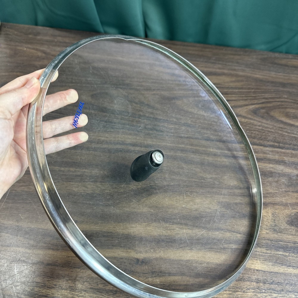 Wearever Cookware Replacement Glass Lid 11”Inner 12” Outer Diameter