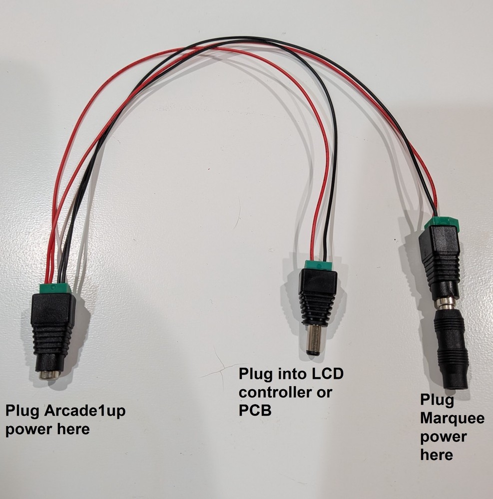 ARCADE1UP LIGHT UP MARQUEE POWER SPLITTER