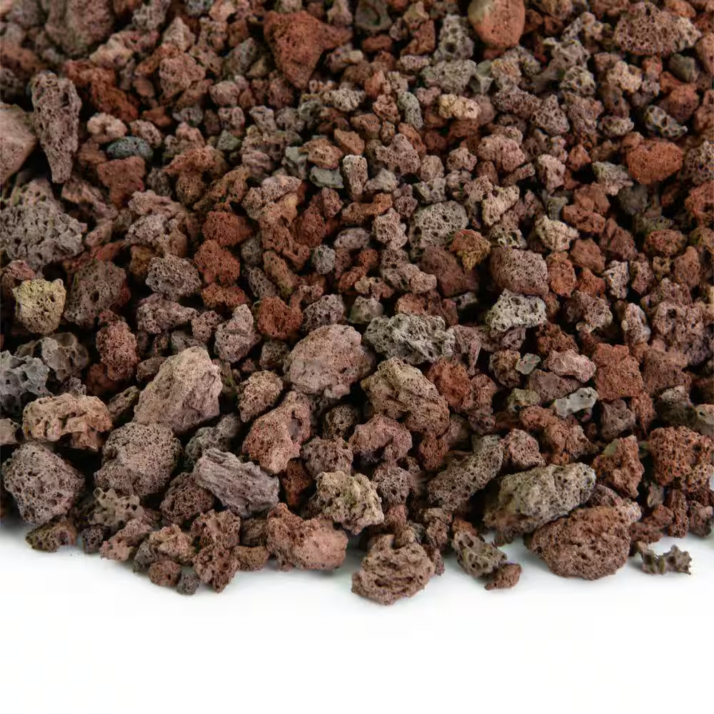 10 Lbs. Red Lava Rock 3/8 In.