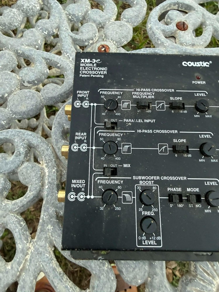 COUSTIC XM-1e Mobile Electronic Crossover