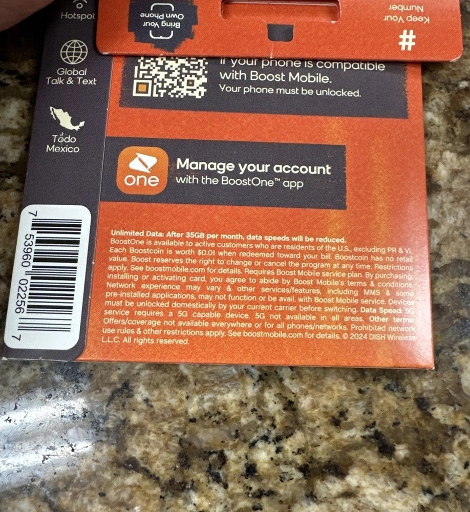 Boost Mobile Sim Card Kit 3 Month Unlimited Talk Text Data And Starter Kit BYOP