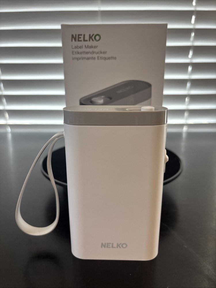 NELKO Label Maker Machine with Tape, P21 Portable Bluetooth Label Printer
