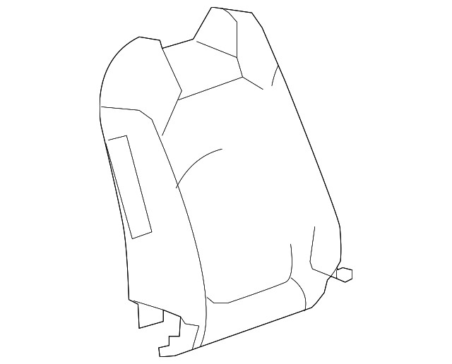 Genuine GM Seat Back Pad 15899629