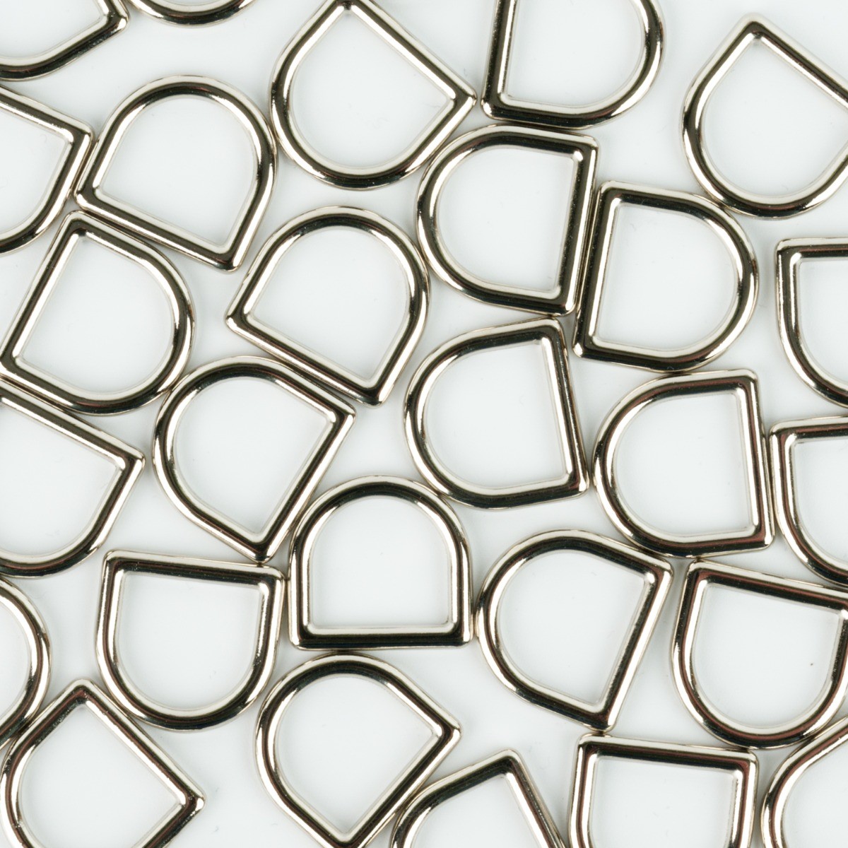 Country Brook Design® 5/8 Inch Die Cast Square Bottom D-Rings, 25 Pack