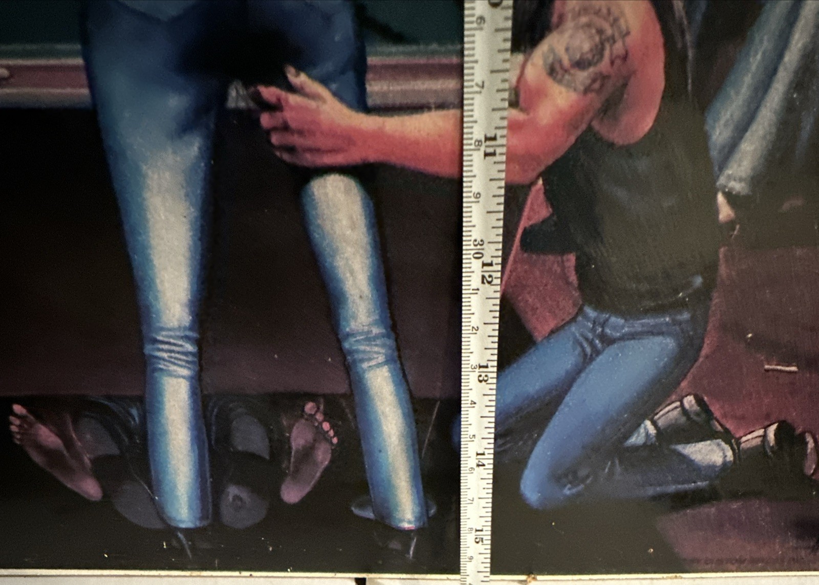 Awesome Vintage Easy Riders 10th Anniversary Wall Hanger 20” Long 16”tall