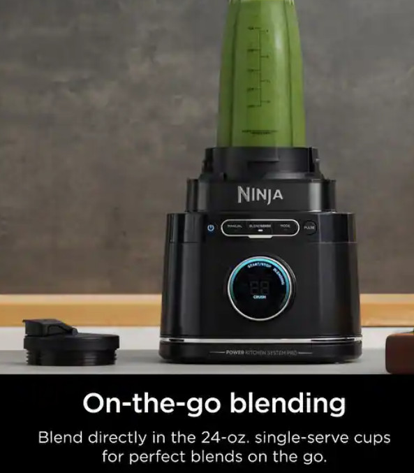 Ninja TB401 Detect Power Kitchen System Pro Blender Food Processor BlendSense