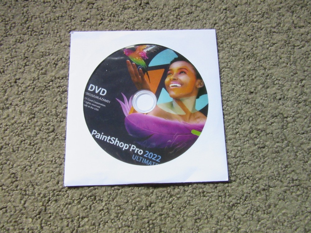 Corel Paintshop Pro 2022 Ultimate DVD Software (Disc Only)