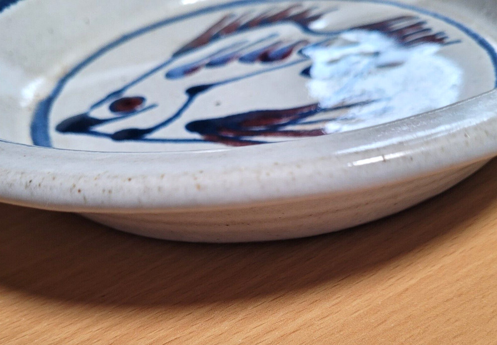 Fish Design Modern Art Pottery Stoneware Casserole Dish