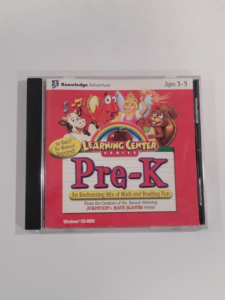 Learning Center Series: Pre-K PC CD-ROM - Ages 3-5, Learning, Reading, Math