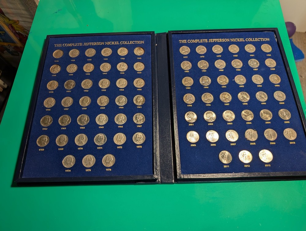Complete Full Jefferson Nickel Folder Set 1938-2013