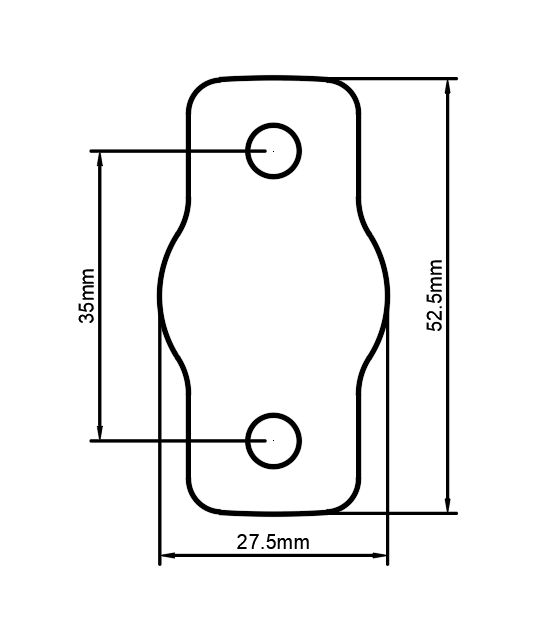 Sonor Force (3005) Compatible Tom Drum Lug Spacer, 3D Printed Black