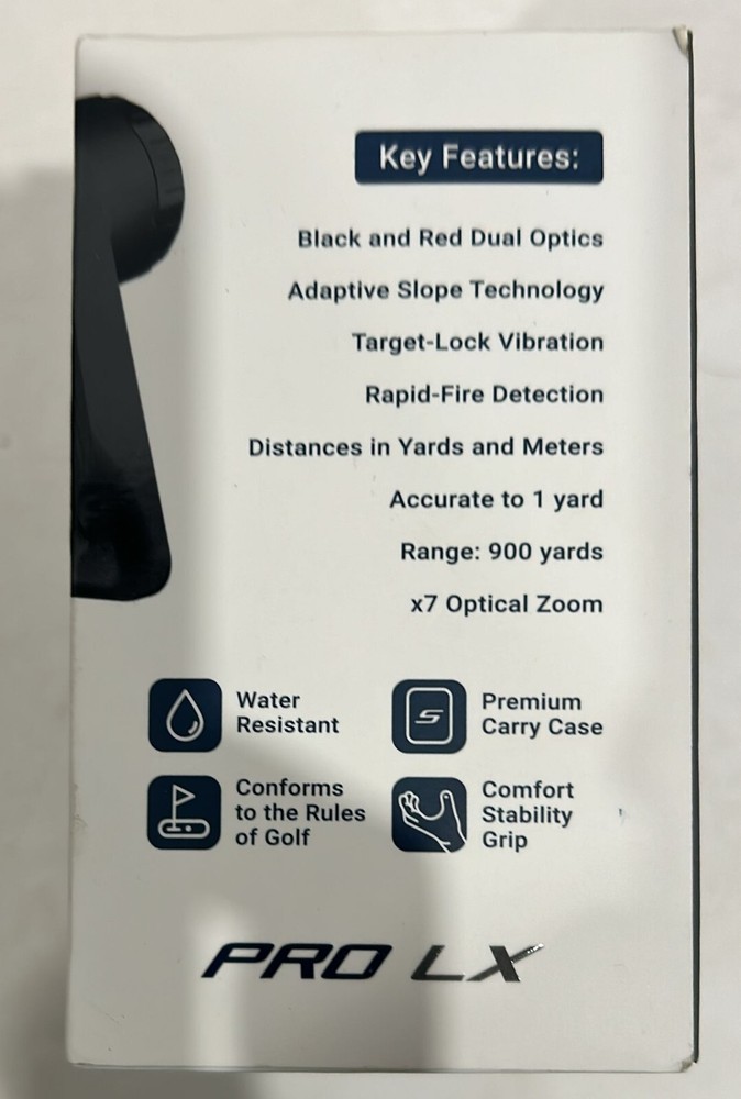 Shot Scope Golf Pro LX Laser Rangefinder, Open Box (A2)