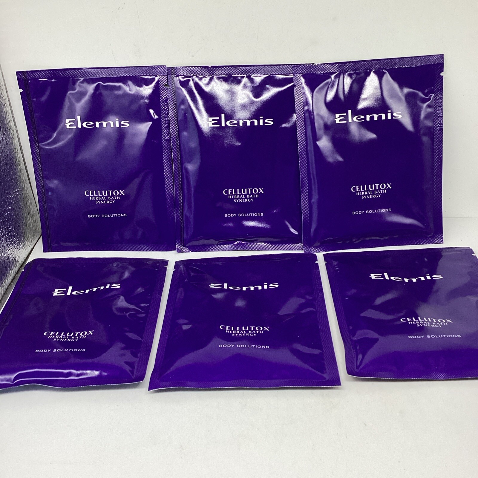 6 packs Elemis Aroma Pure Cellutox Herbal Bath Synergy Aroma Spa New 1.1oz Each