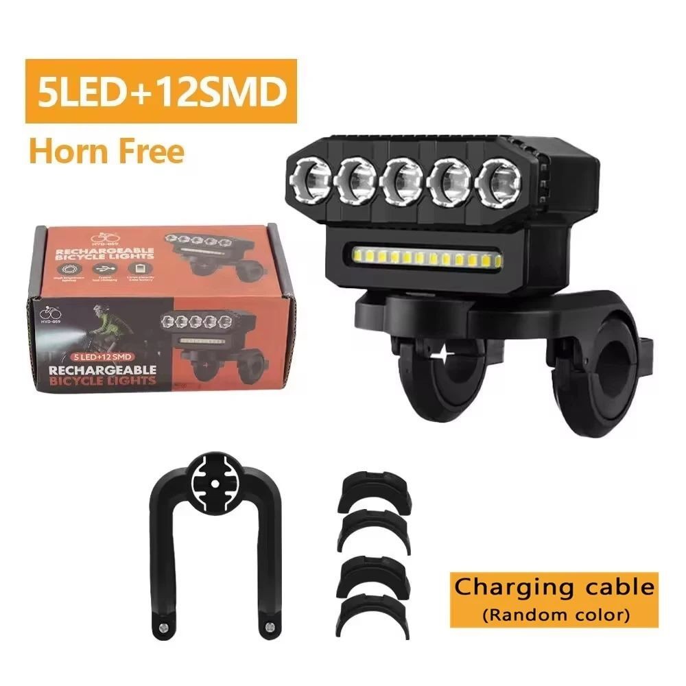FRONT LIGHT for BIKES LED BAR LIGHT USB BICYCLE HEADLIGHT TORCH