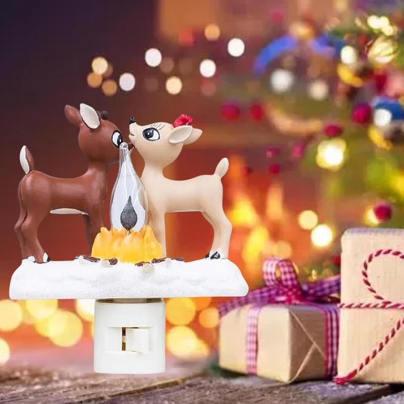 Christmas Reindeer Campfire Nightlight