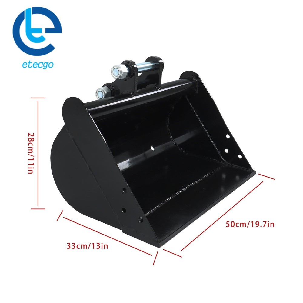 Plain Bucket Grading Flat Attachment For Mini Excavators Mini Excavator 500mm