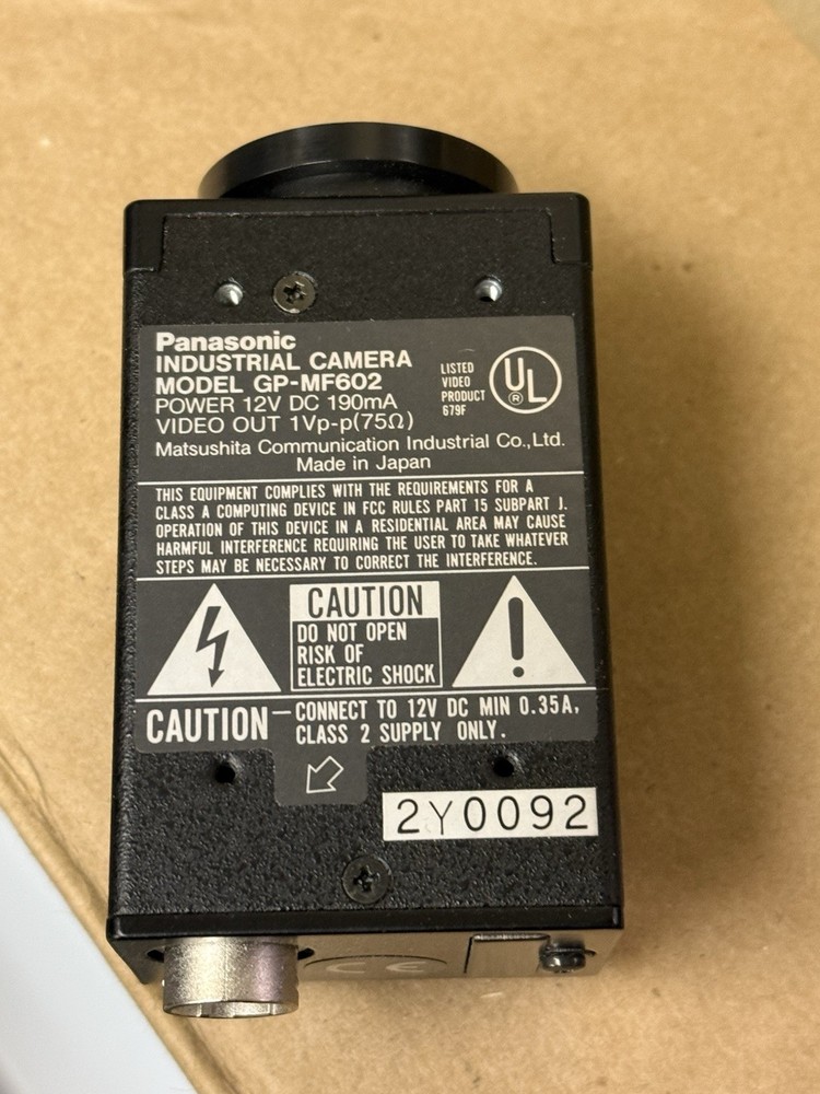 1PC Used Panasonic GP-MF602 Industrial Camera