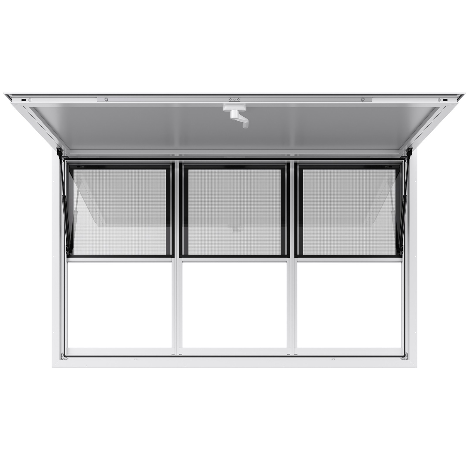 VEVOR 60x36in Concession Stand Serving Window Food Truck Service Awning Aluminum