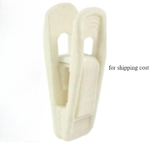 1 Pc Beige Hanger Clip, Used