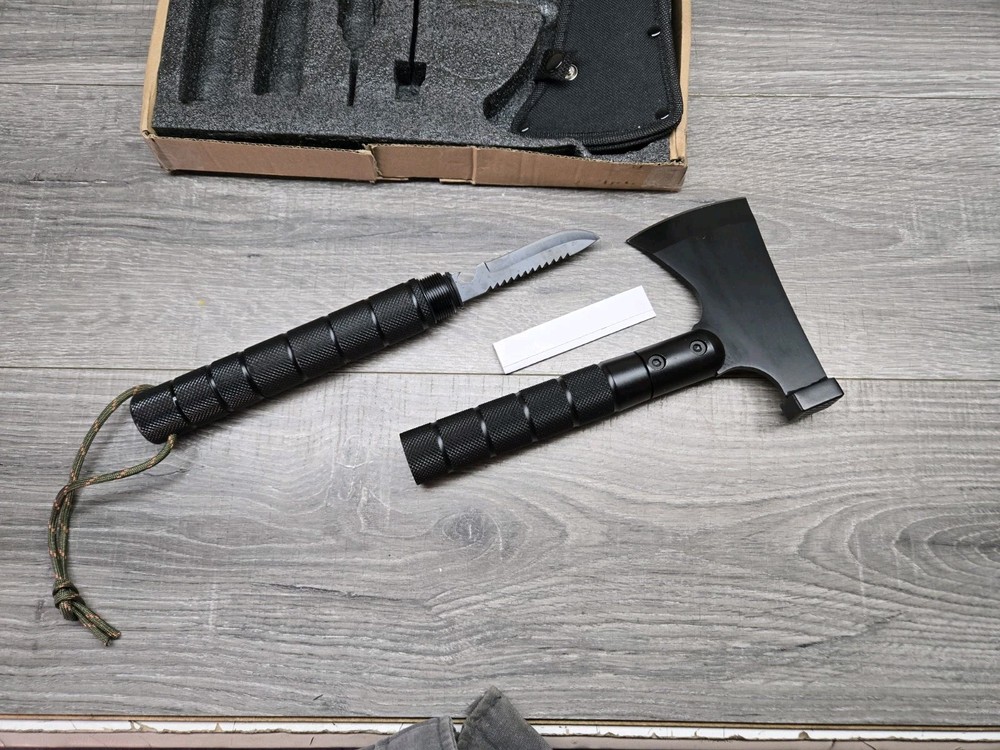 Survival Hatchet Axe Black