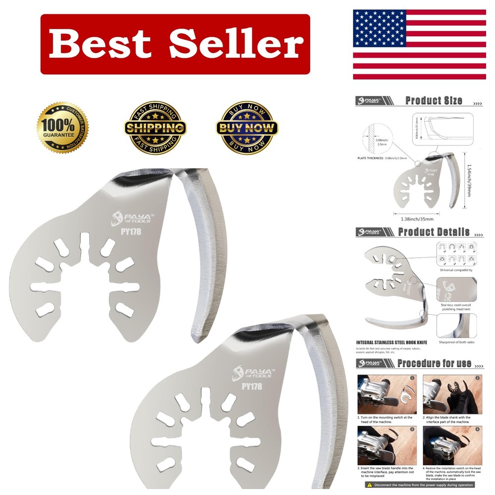 Multi Tool Cold Blade,Windshield Blades Car Windshield Removal Tool Bent Blad...