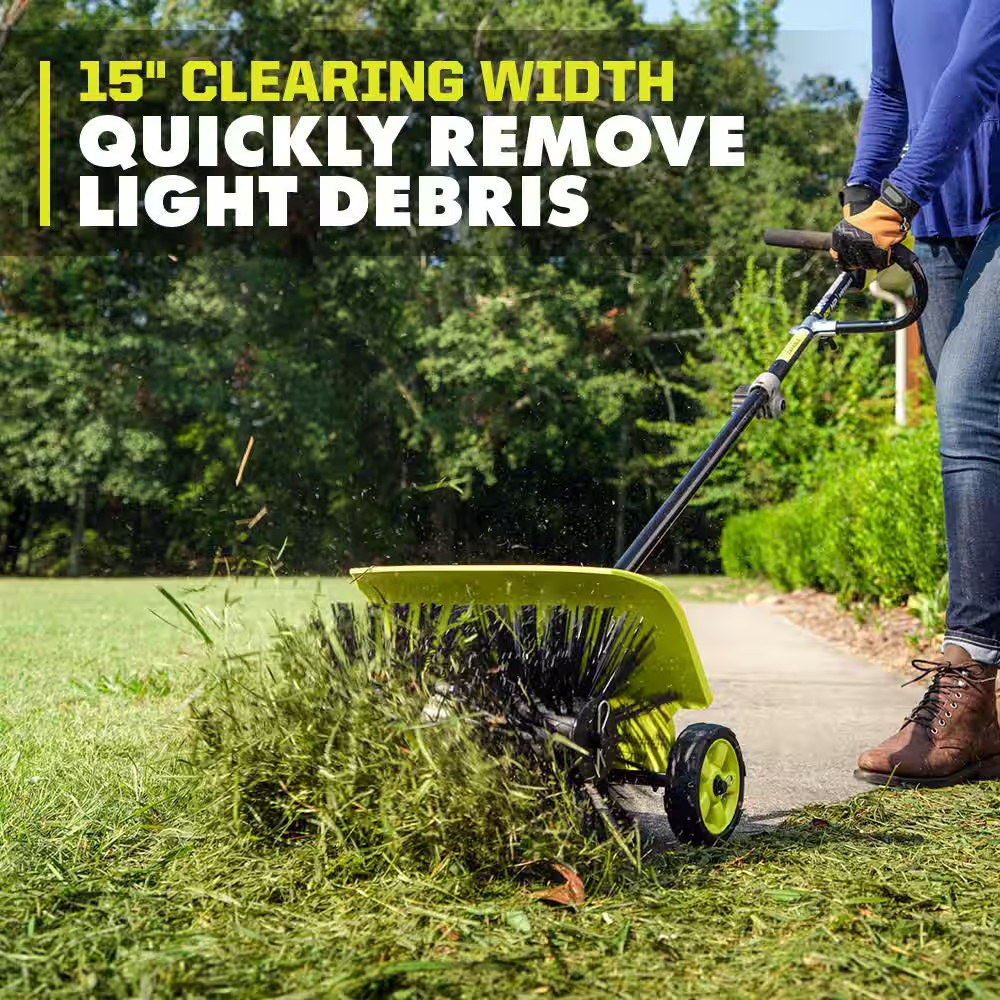 40V HP Brushless 17" Cordless Attachment Capable String Trimmer with Sweeper Att