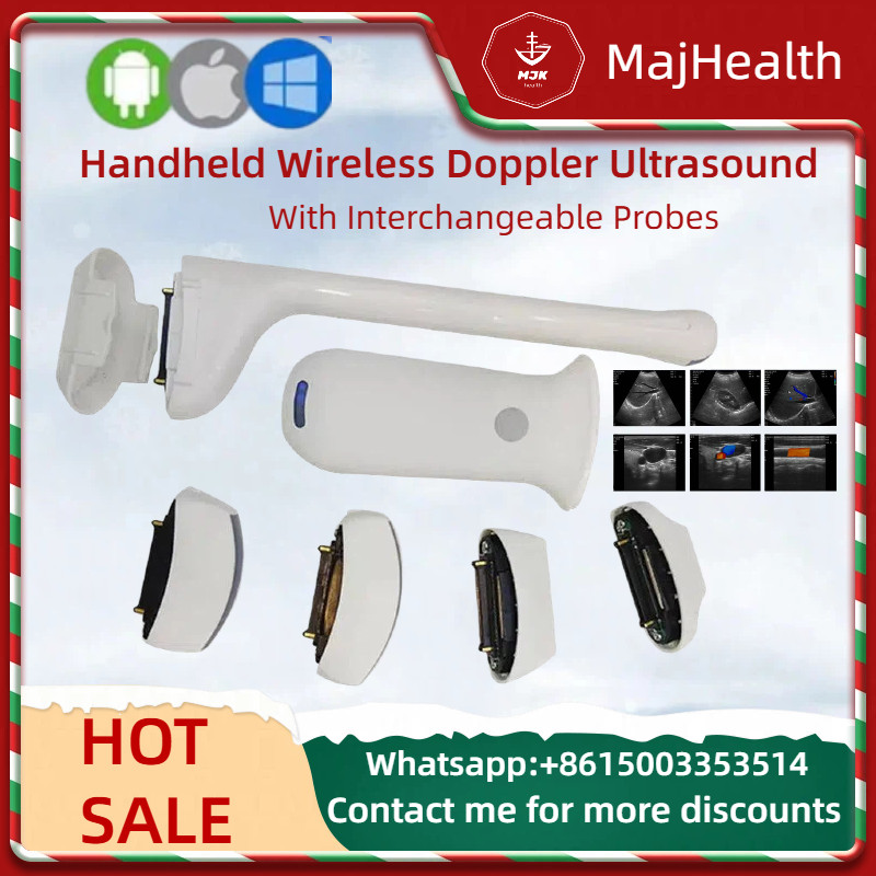 Ultrasound Scanner Set with 5 Interchangeable Probes Convex Linear Phased Array