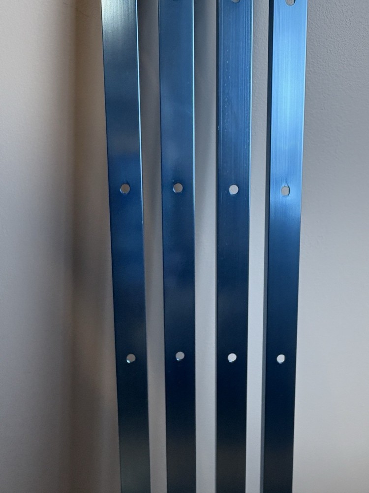 POWERTEC 71158V 48 Inch Double-Cut Profile 4 Pack TRACKS Only