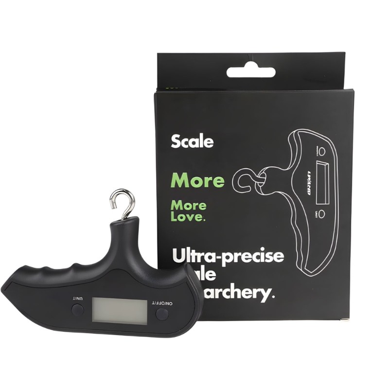 Lightweight Plastic Bows Scale With Backlits LCD Display And Ergonomic Grip
